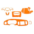 Set Inner Teledu Kit Center Dash 14x Console Orange Trim Cover