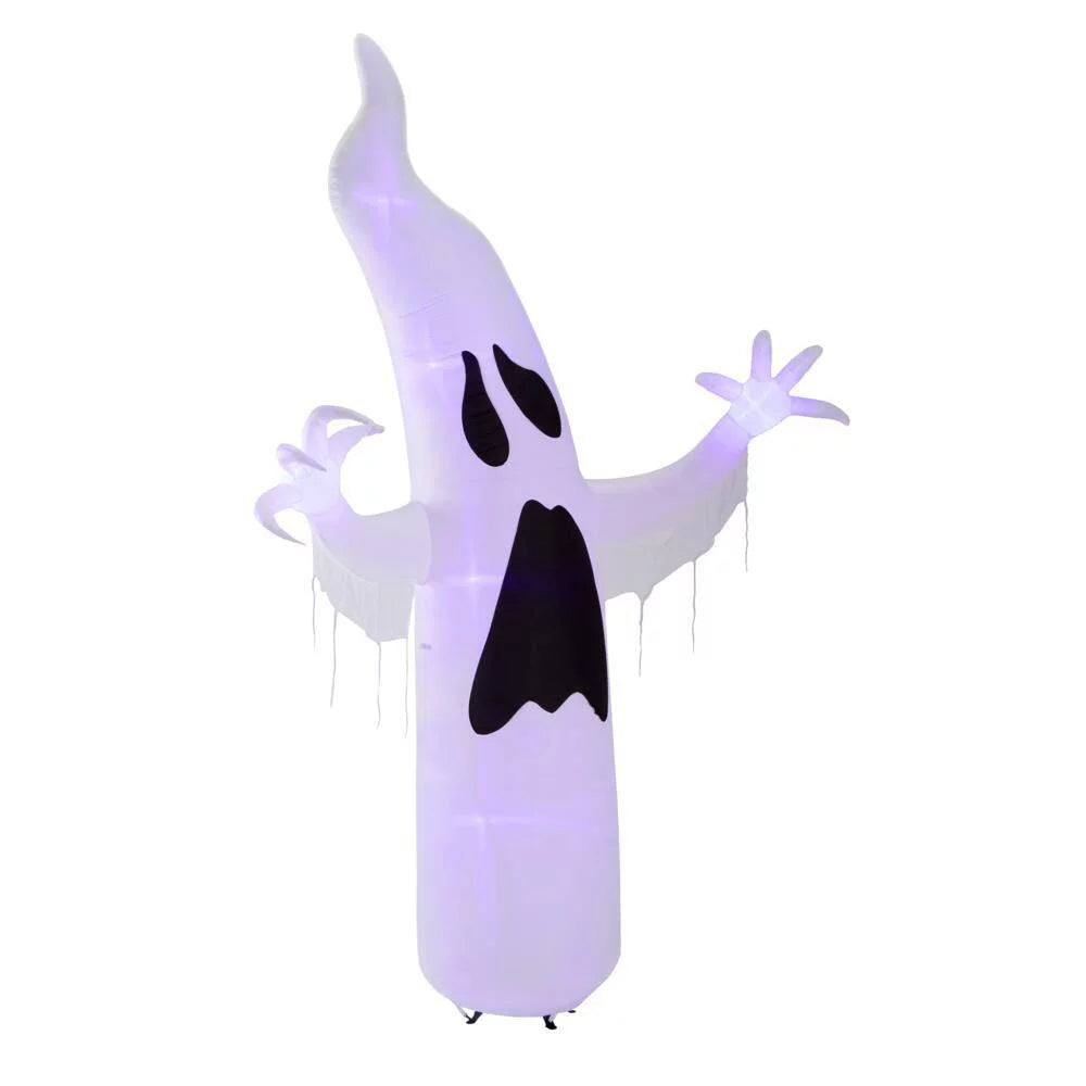 Ghost Short ft. Lightshow Circuit with Halloween Inflatable 12