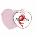 Animal Myth West Heart Purse Makeup Dragon Travel East Winged Mirror Pink