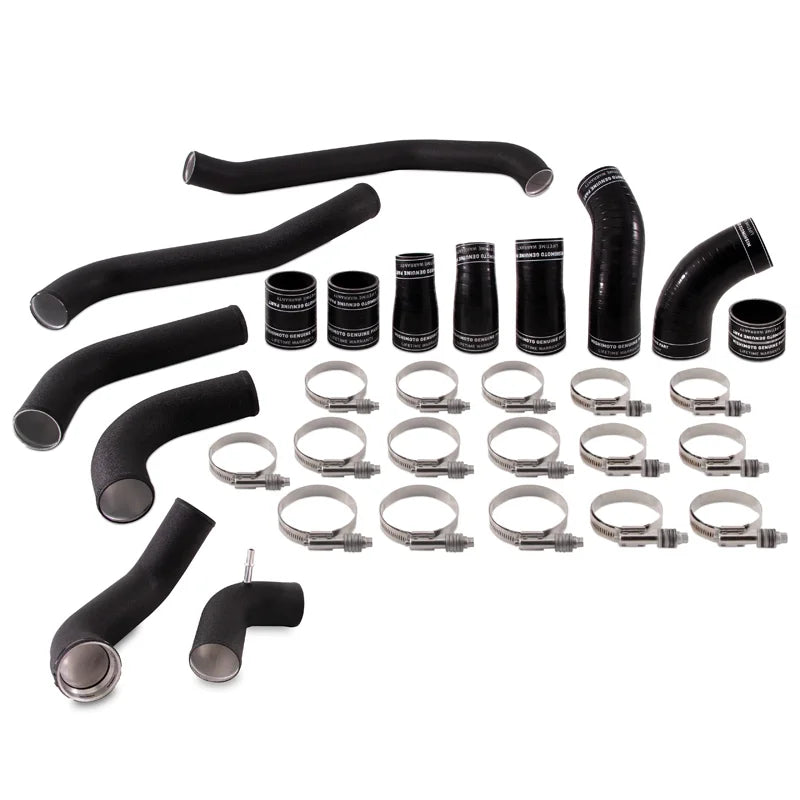 Mishimoto With F-150 Wrinkle 2017+ Ford Kit Raptor Intercooler Black Compatible MMICP-F35T-17KWBK Pipe