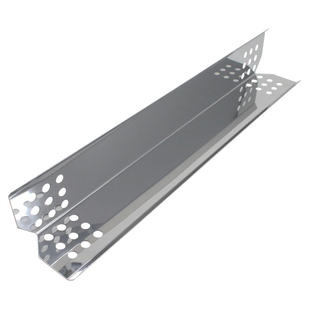 Flavorizer Guard, 1/8" Replacement Grill 4-Pack Tamer, BBQ - Cover 16 Number Parts Vaporizer Heat Compatible Part Bar, Burner for Shield Flame Steel Barbeque Tent Stainless Bar, Plate Deflector, 97451