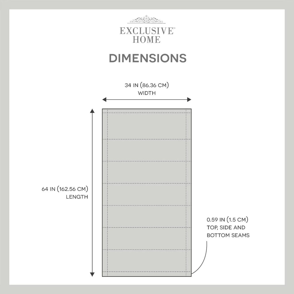 Shade, Exclusive 34"x64", Grey Home Esme Blackout Roman Dark Total