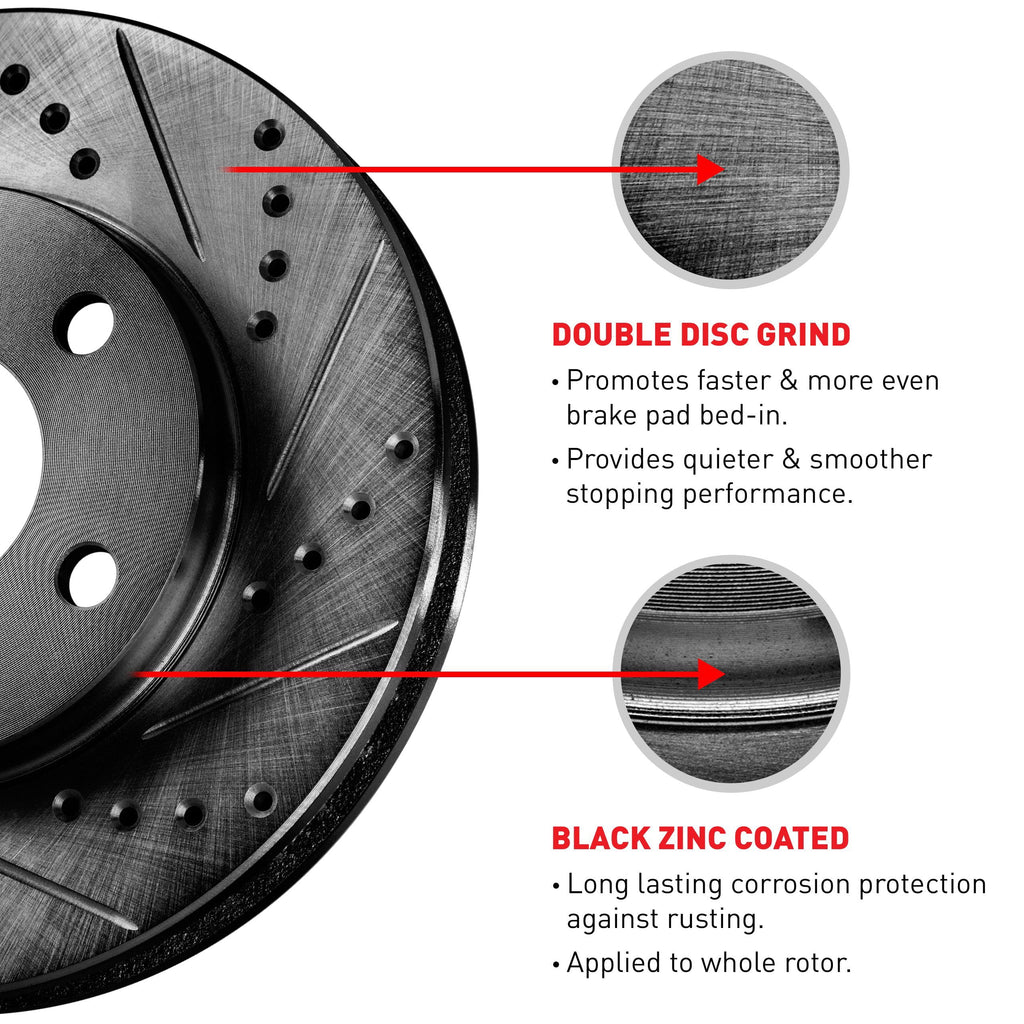 200 2015-2017 Black JEEP D/S 2014-2022 Brake Rotor Fits 42005 R1 CHEROKEE, R1 Concepts CHRYSLER Whpn2 Concepts select: