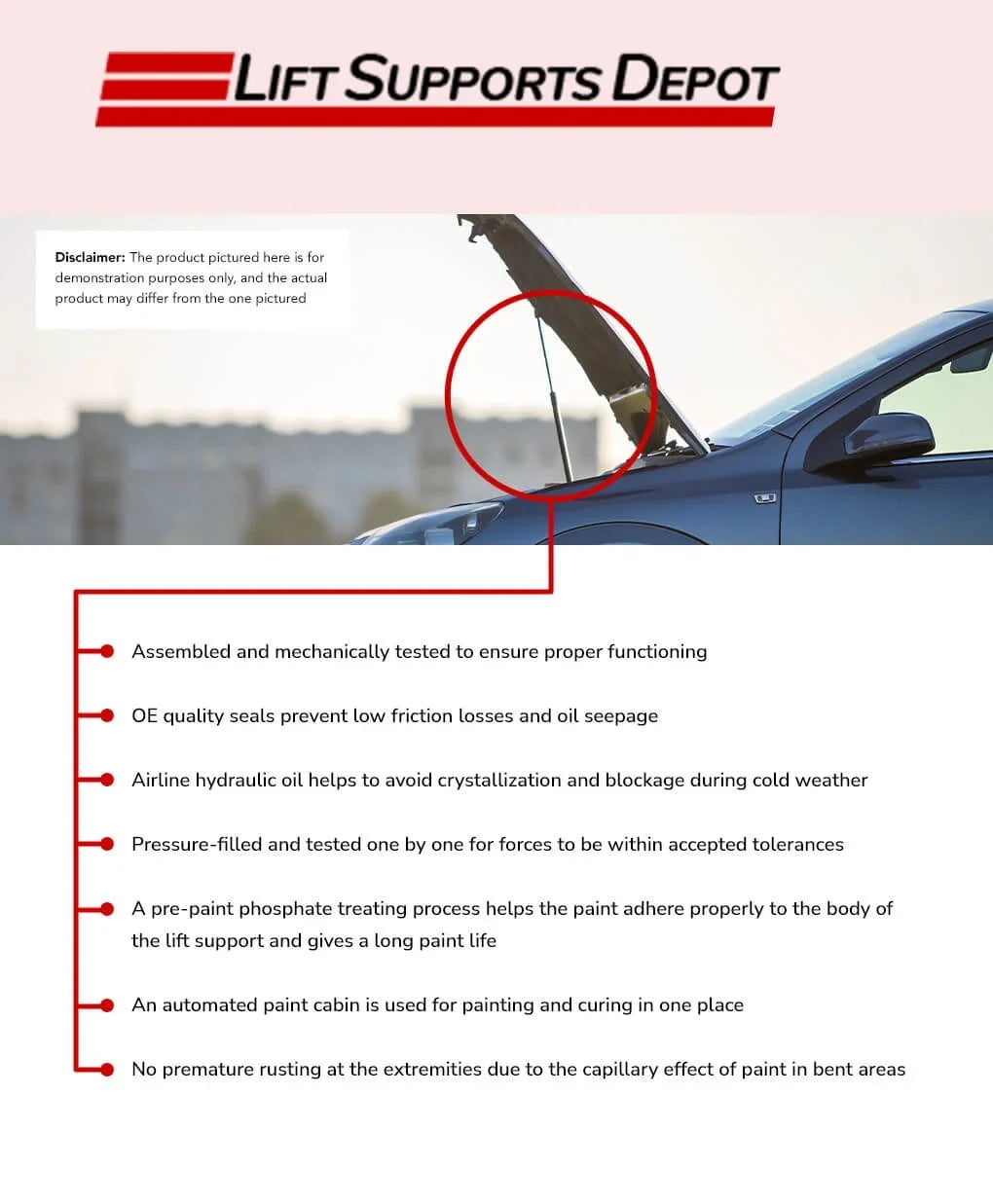 2019 to Depot Mustang Lift Spoiler. Qty Lift Gas 2021 2017 PM3864-a with 2018 W/O 2020 2015 2016 2022 Supports 2 Supports Ford - Shock Compatible Trunk