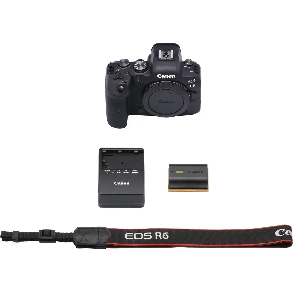 (Body 12PC Only) Mirrorless Camera Canon - EOS R6 Accessory Digital Bundle