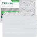 8 MERV Furnace Air HVAC AC 16x25x4 (6-Pack) Filters Pleated Filterbuy