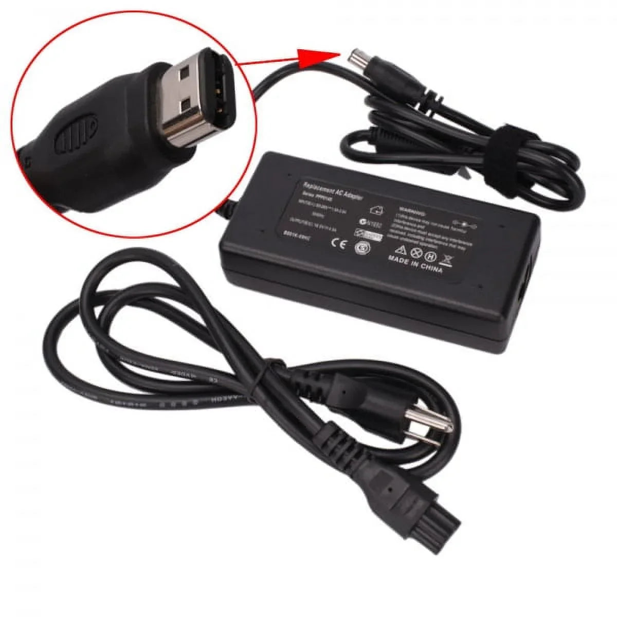 374429-001 R4000 Presario AC Power Adapter R4035 R4065 Charger for R4060 90W +Cord R4031 HP