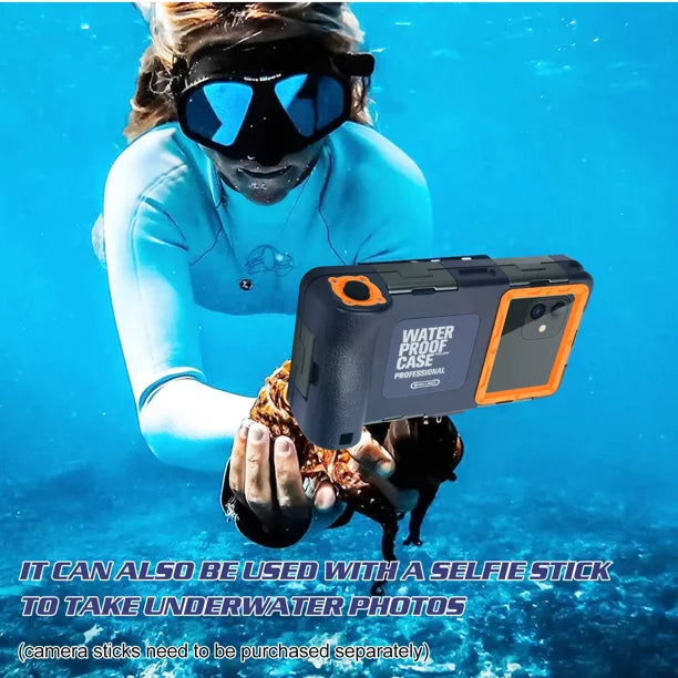Housing Professional Surfing Waterproof Swimming for Case Up Lenovo Protective Underwater And [15m/50ft] with 6.9 Photo Lanyard Phones A6600 UrbanX LCD Snorkeling Video Diving all to Inch