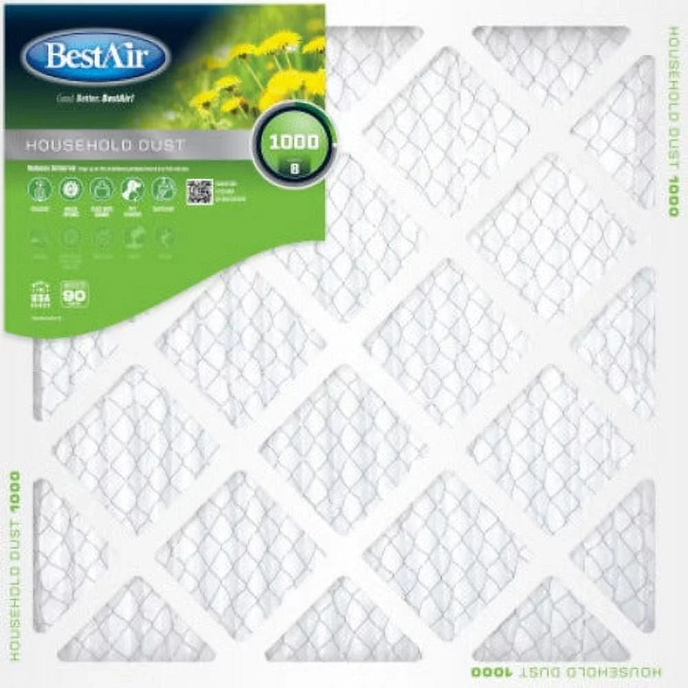 Furnace Quantity 1" Air x Pleated Air 12 x Filter Best Days 25" 18" B1-1825-8-12 90 of -