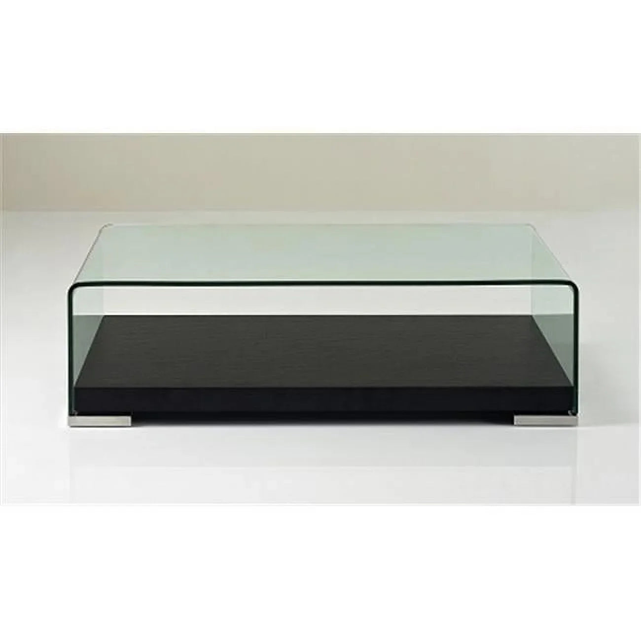 Oak Table Coffee - & Dark 159A Modern Glass