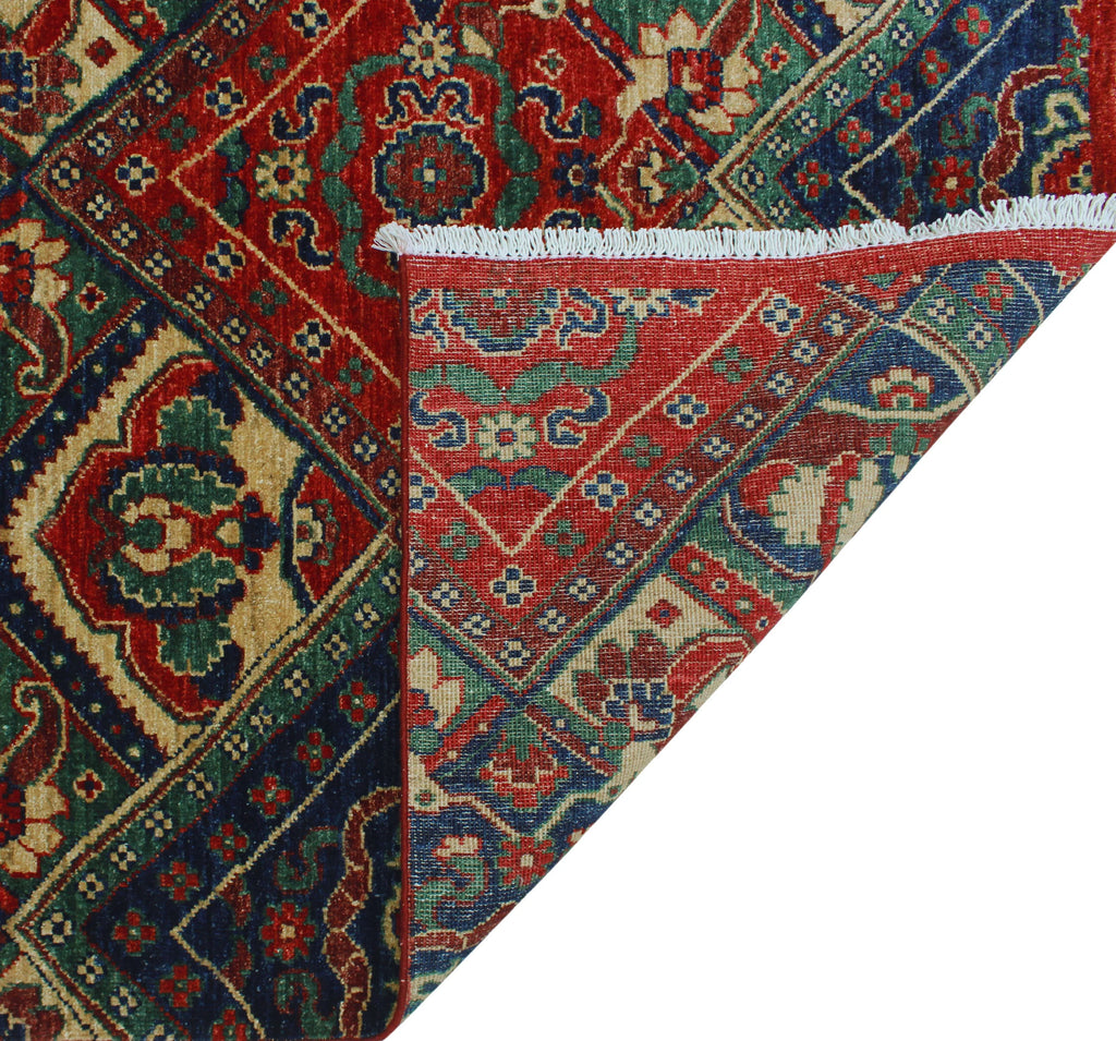 Red/Blue Reggie 9'10" 7'11" x Rug, Aria