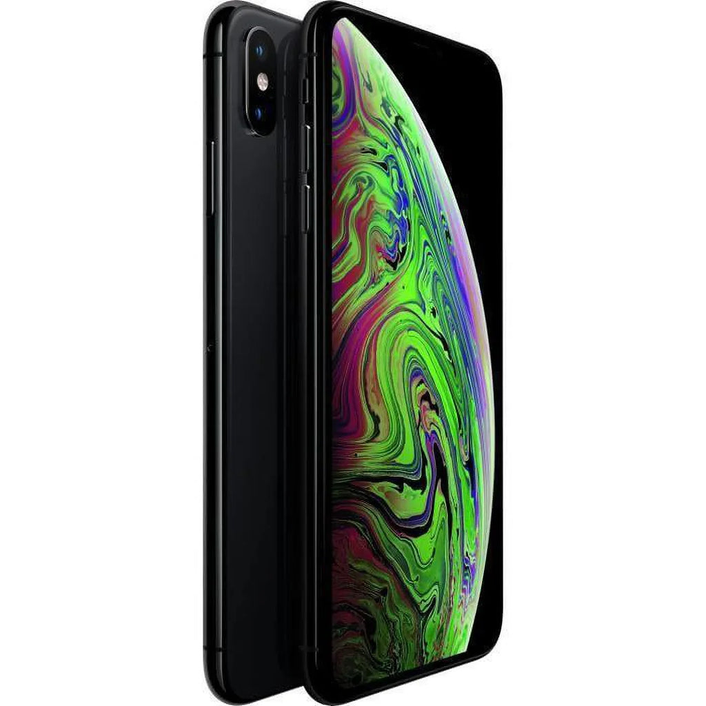 A) Restored Earbuds 64GB (Fully (Refurbished) Max Wireless A1921 Apple Unlocked) Space w/ Gray iPhone XS (Grade