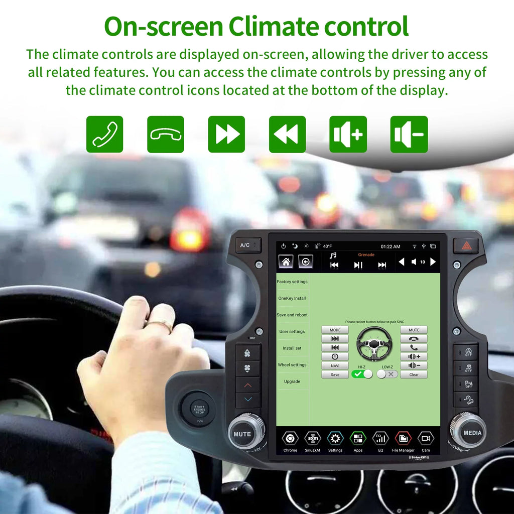 2018-2021 Replacement radio Car Linkswell Radio Navigator Screen Jeep 12.1 Apple 4G+64G for inch Truck Gen5 Car Stereo T-style Touch Wrangler GPS SirusXm Auto Gladiator Android Carplay