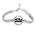 Name Deco Chain Jewelry Bracelet Transport Truck Anklet Art Tennis Fashion Diamond