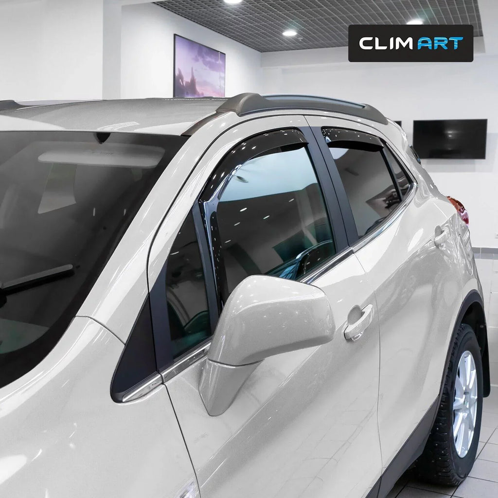 in-Channel Deflector, for 613268 Vent Visors, 2013-2023, Durable ART - Window Incredibly Deflectors, Vent pcs. Window Buick Original CLIM Encore Rain Guards 4