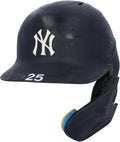 #25 15, on April Torres Yankees Fanatics and - Game-Used Authentic 22, September 8, Certified Games Batting 2022 Navy Worn New Helmet 10 York 30, June Gleyber October During Played