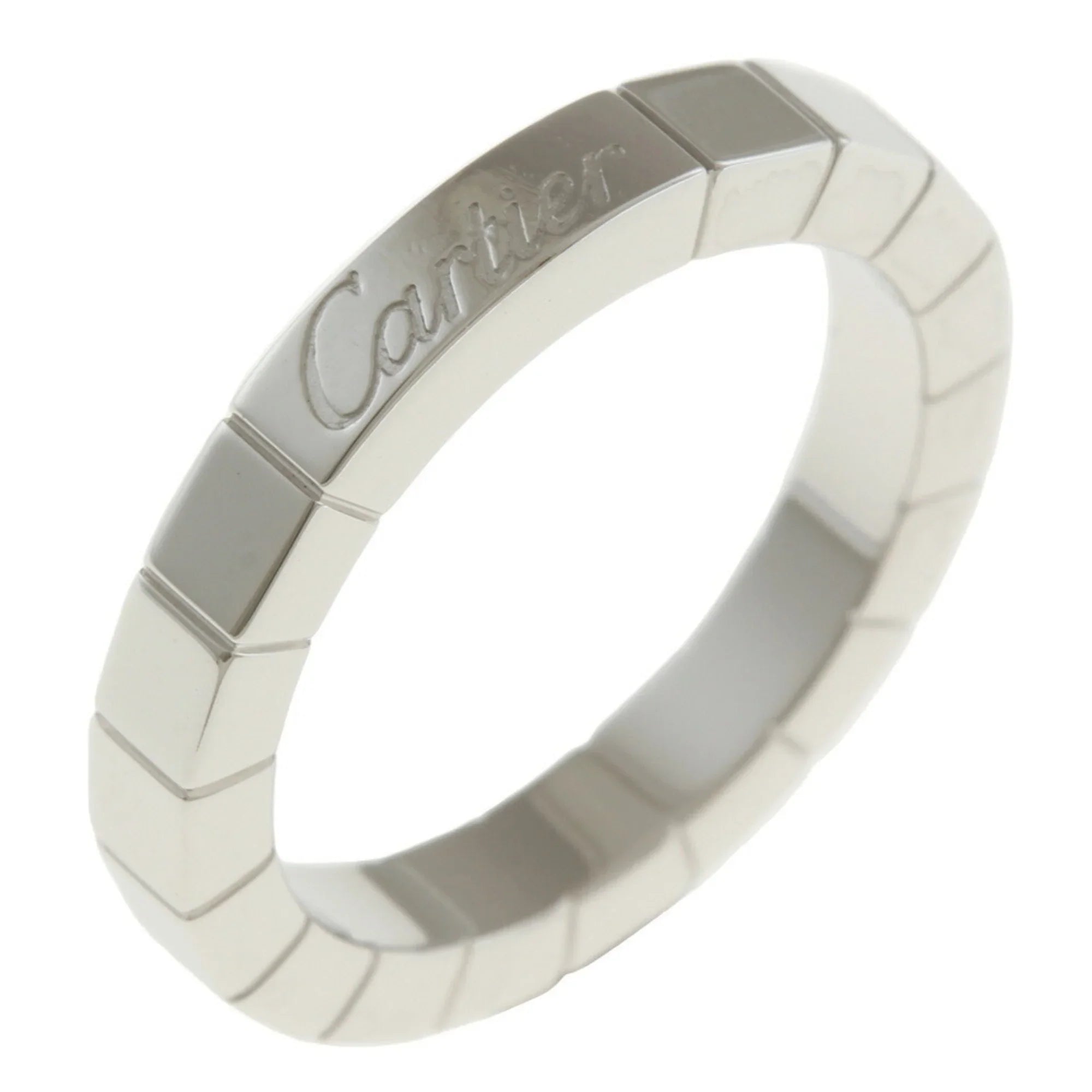 Raniere Cartier 8 White Women's No. Ring 18K Gold Pre-Owned K18 (Good) CARTIER