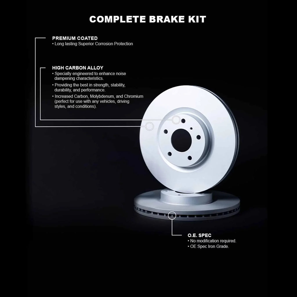 Fits Rotor Brake R1 CHEROKEE Carbon select: JEEP 2014-2022 Wdpn1 42010 Concepts R1 Concepts Coated