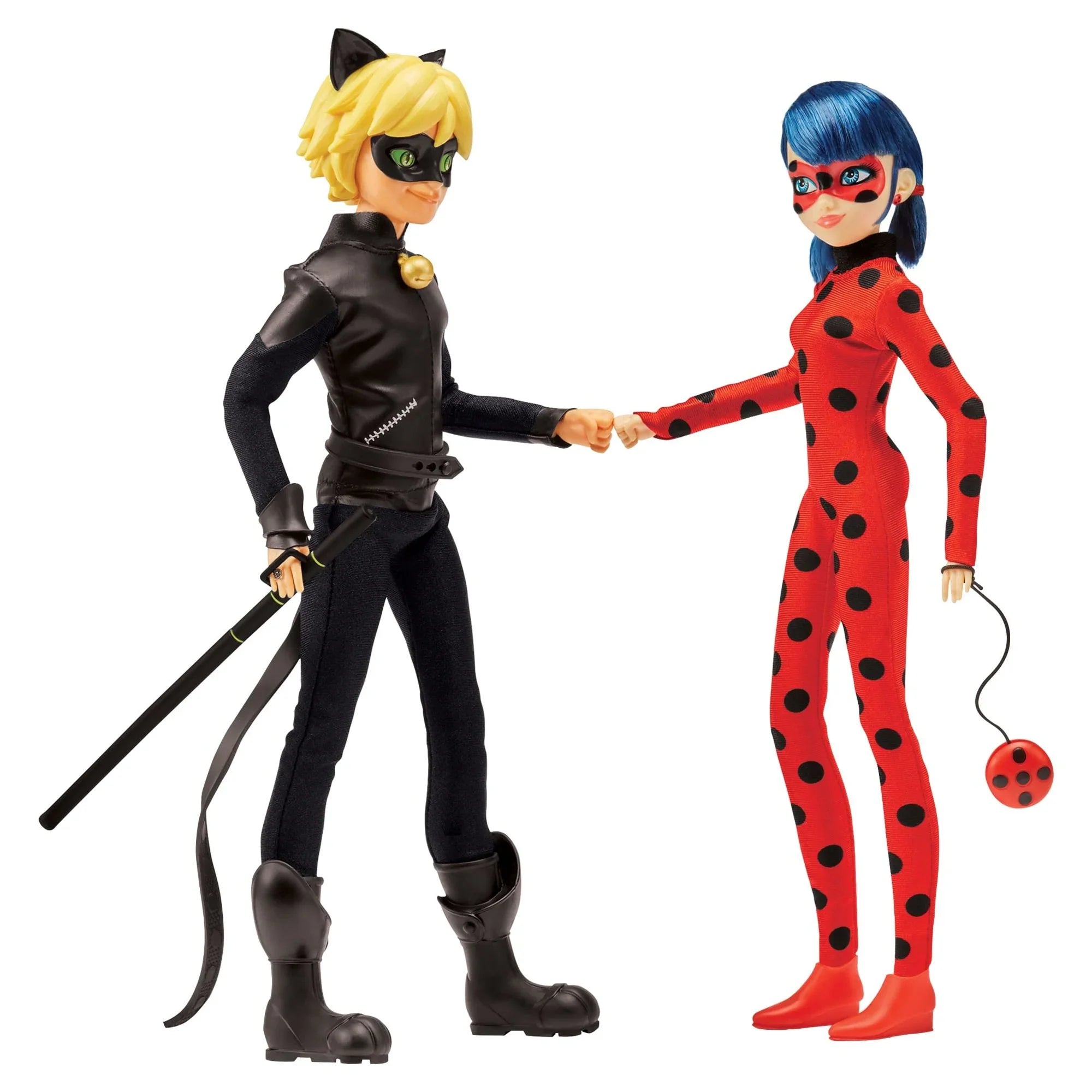 Doll Pieces Noir Ladybug Mission and 4 Playset, Accomplished Miraculous Cat
