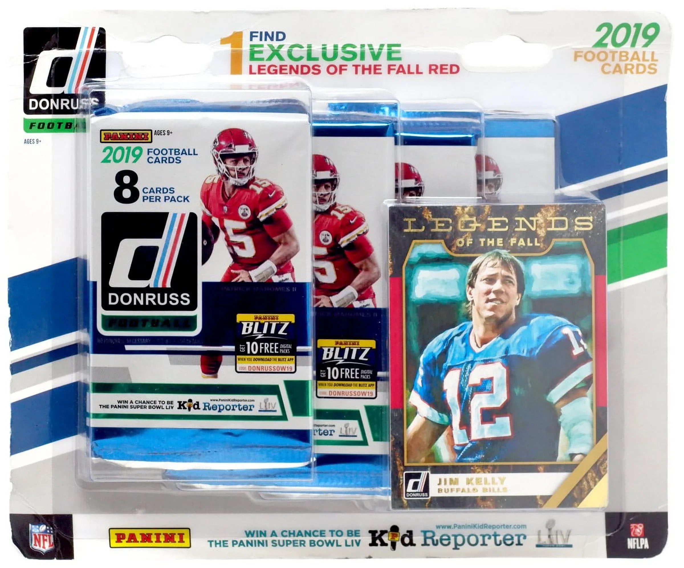 NFL 4-Pack 2019 Card Donruss Blister Panini Trading Football