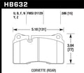 Front Ceramic rotor and Brake Z06/ZR-1 09-11 06-10 / Package Iron VW (w/Carbon Touareg Corvette Hawk