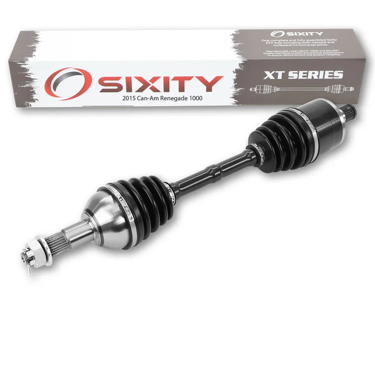 compatible with 1000 2015 Axle - 4X4 Sixity Renegade EFI-STD Left XT Rear XXC Can-Am