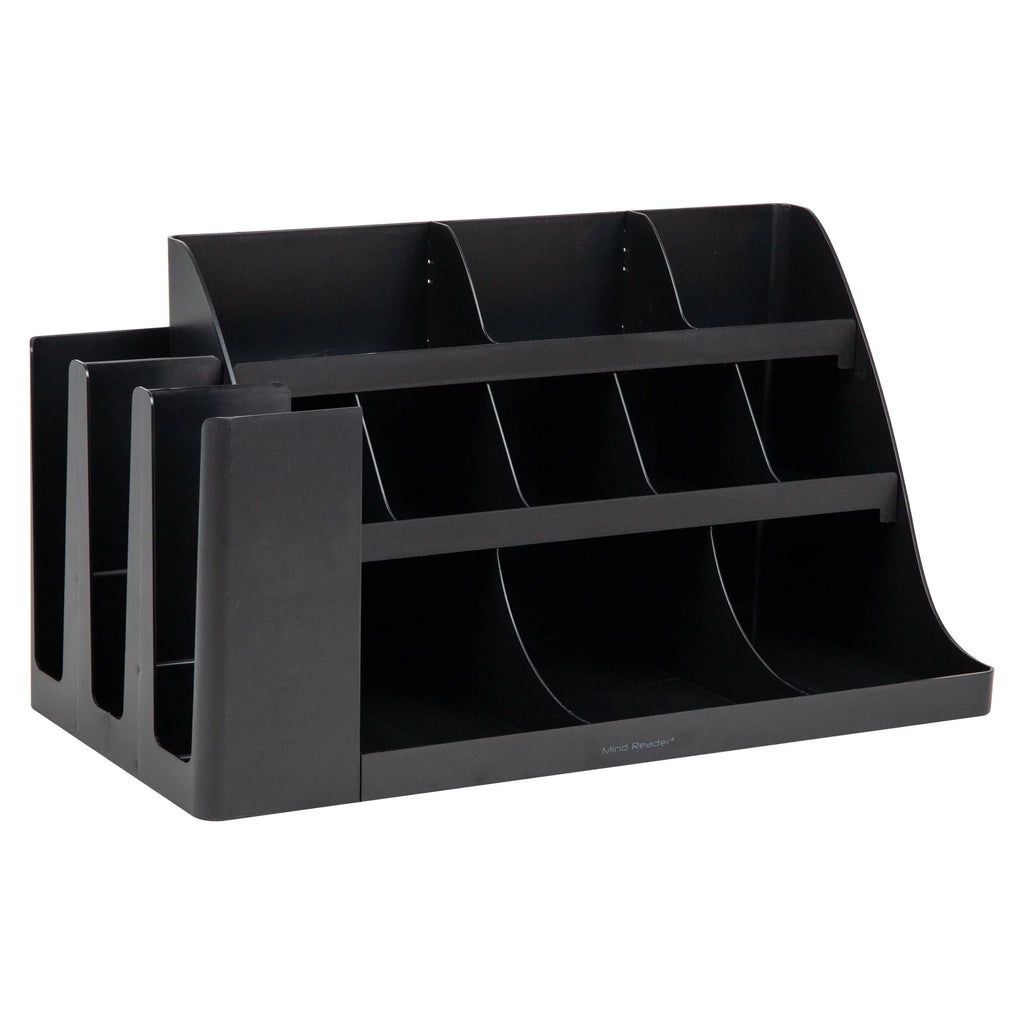 Coffee Condiment Kitchen, Stirrers, Reader Countertop Station, Black Cup and Bar, Organizer, Mind