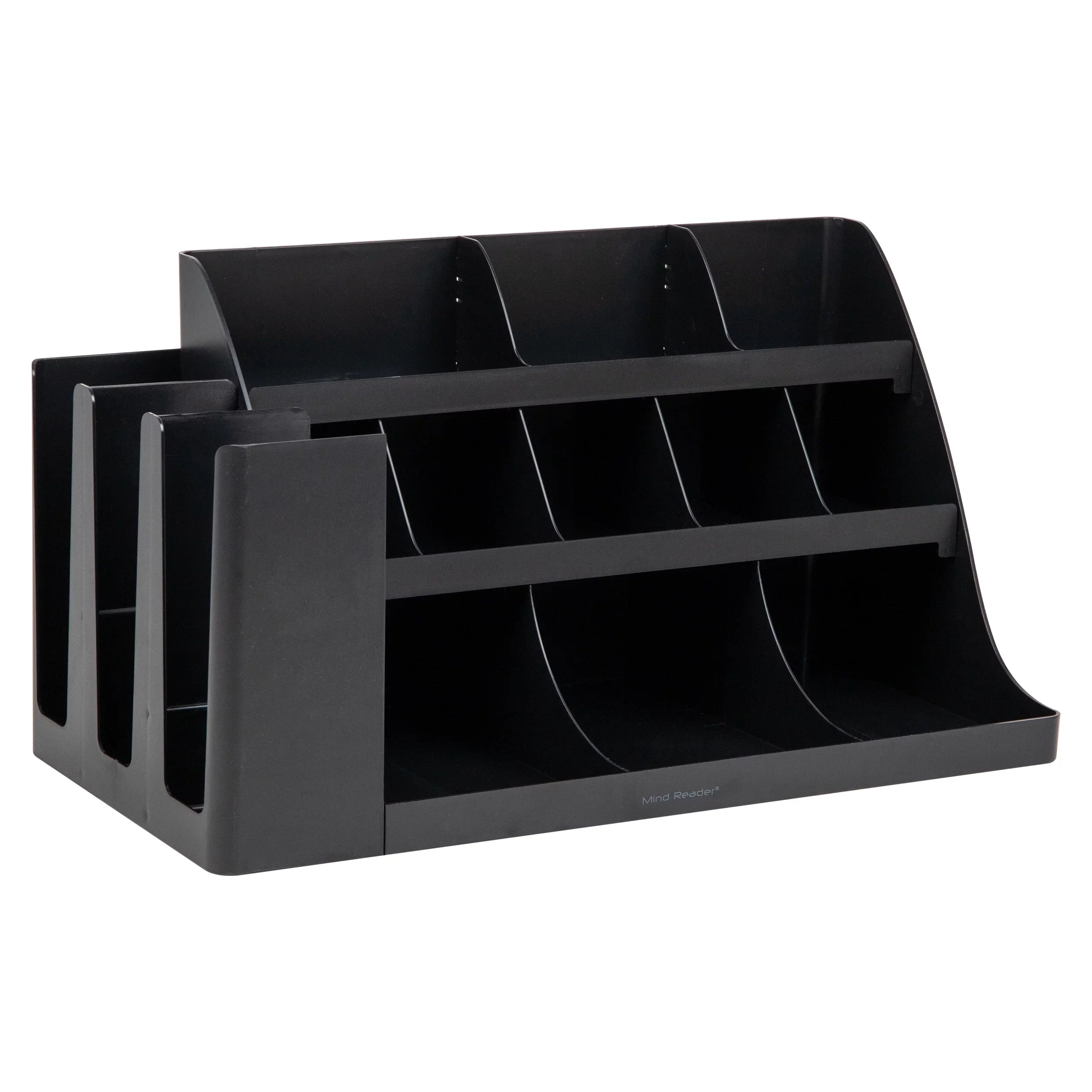 Coffee Condiment Kitchen, Stirrers, Reader Countertop Station, Black Cup and Bar, Organizer, Mind