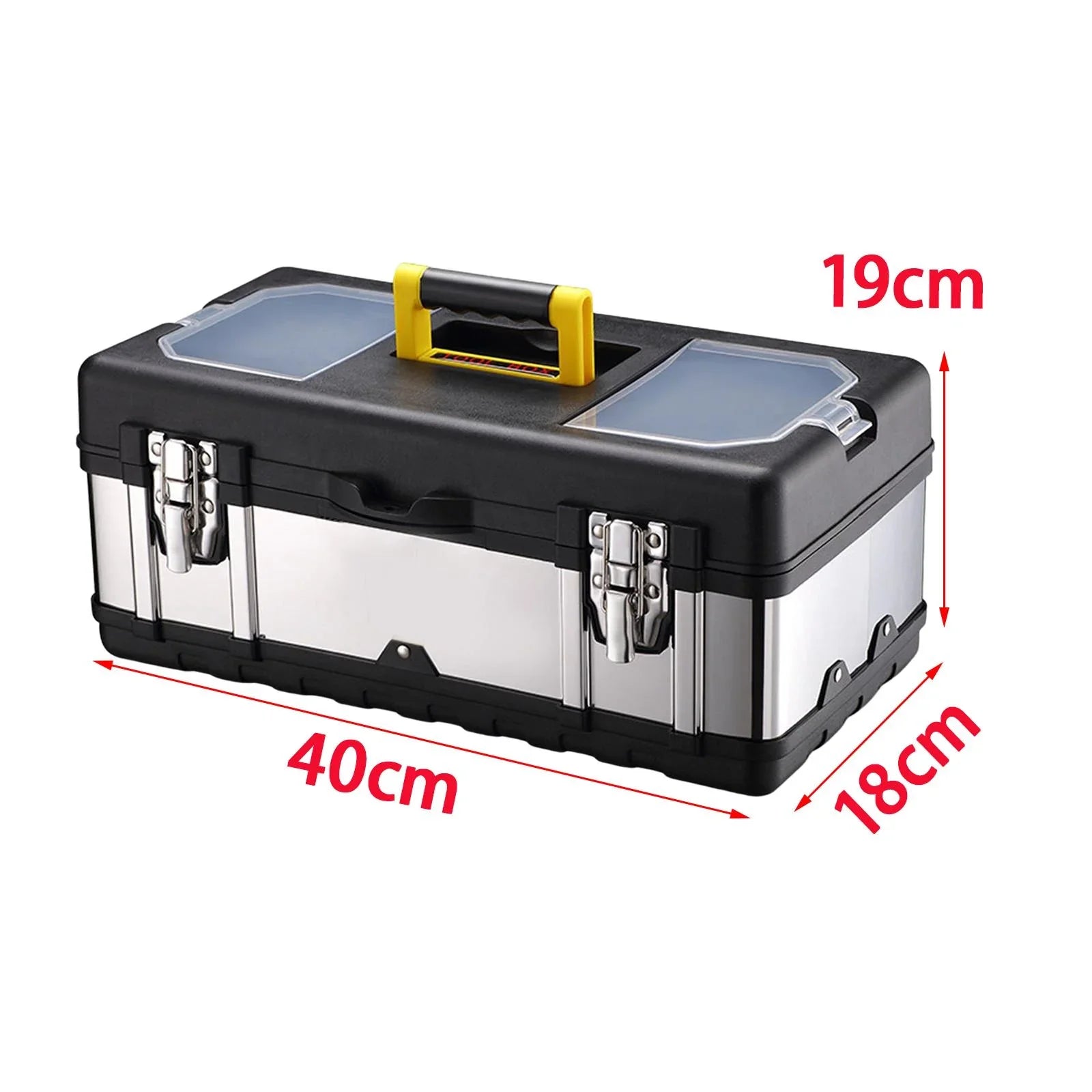Repair Carry Plumber Lockable Storage Tools Case for Car 17inch Toolbox Trunks Case