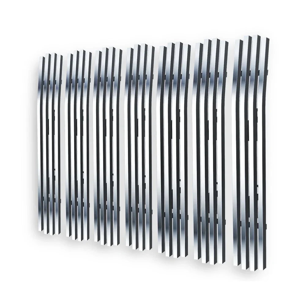 Steel 1997-2006 Billet Upper N19-S09458J Main Grille Stainless with Compatible Chrome with Model Premium Jeep APS Shell 8x6 Chrome Wrangler