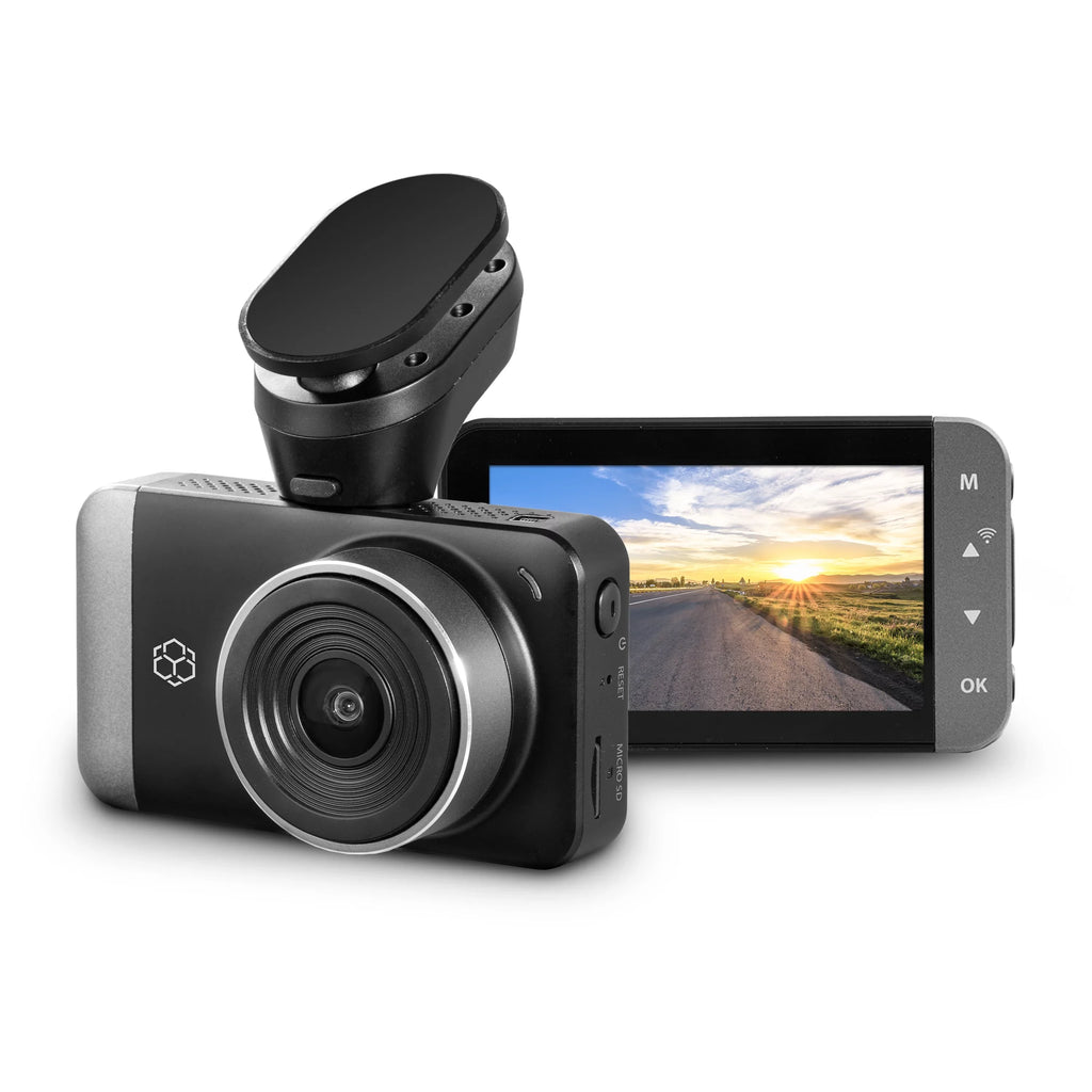150 Lense, Mode Angle UHD with Roadcam Screen, GPS 4K App, Wide Record Dynamic Pro High Degree and Park Technology Range with G-Sensor LCD Yada for Day/Night. 3" Resolution
