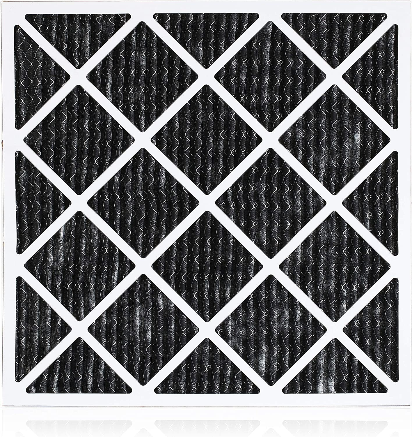 8 Filterbuy AC 10x10x1 (3-Pack) Air Odor with Eliminator Activated HVAC Pleated MERV Carbon Filters Furnace