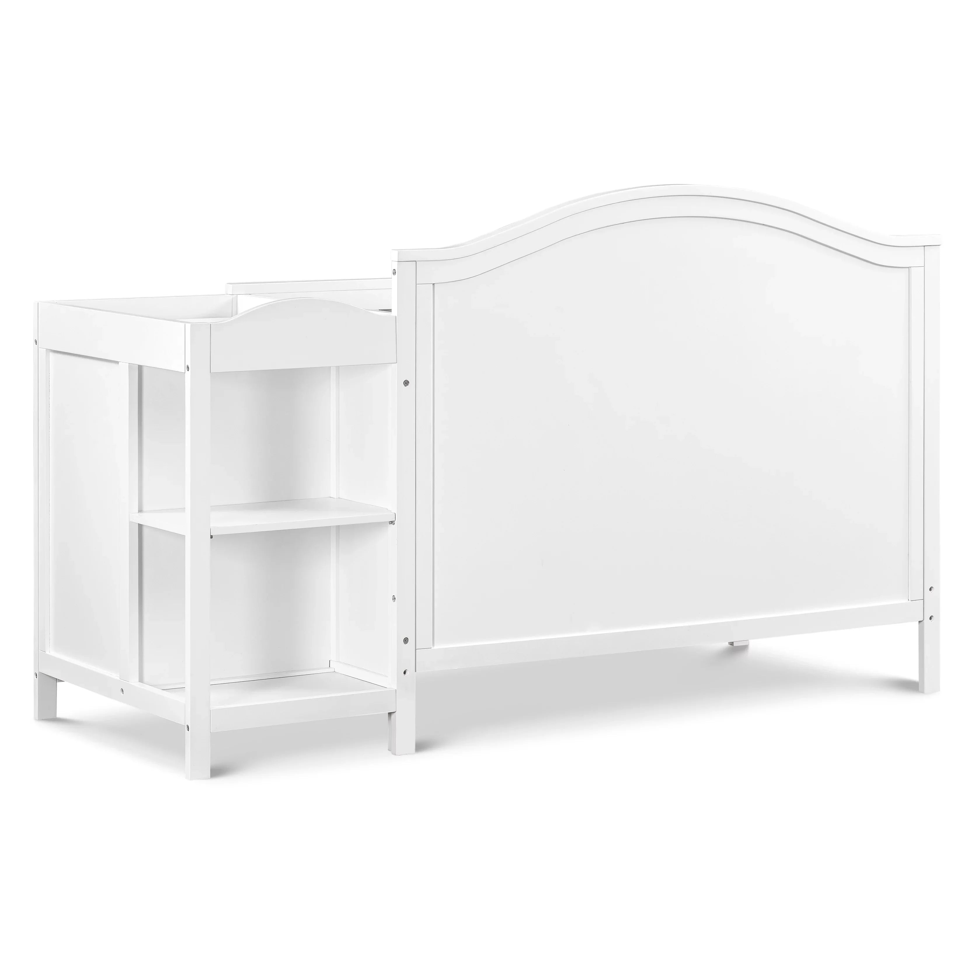 Changer 4-in-1 and Convertible in Charlie DaVinci Combo Crib White