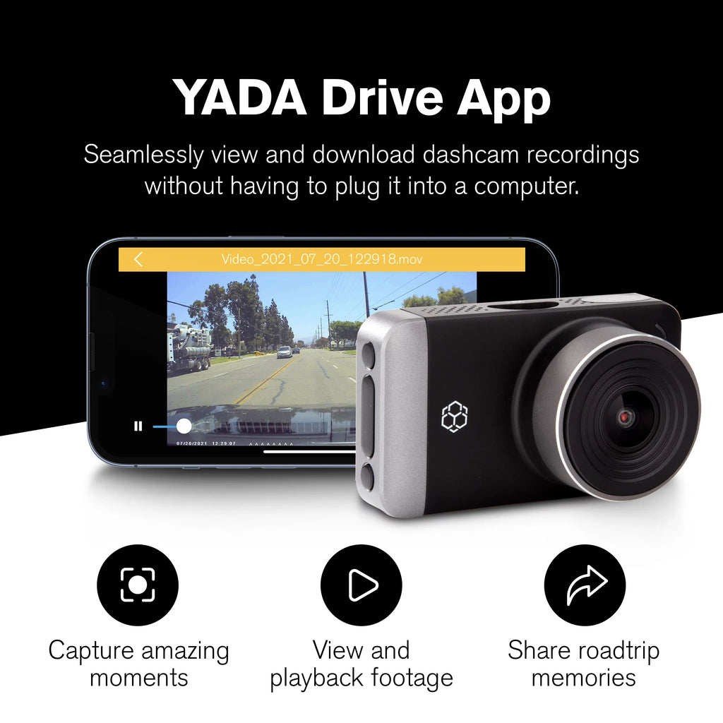 150 Lense, Mode Angle UHD with Roadcam Screen, GPS 4K App, Wide Record Dynamic Pro High Degree and Park Technology Range with G-Sensor LCD Yada for Day/Night. 3" Resolution