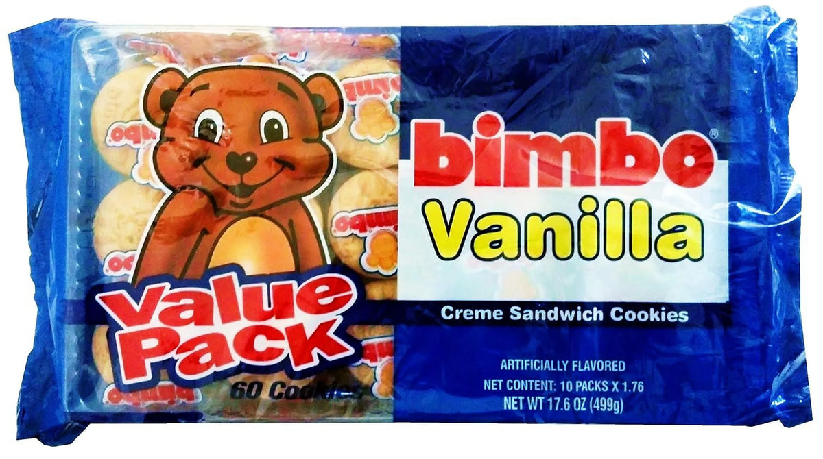 Pack Creme Vanilla Trays Sandwich Cookies Each Bimbo Flavor of of Cookies 10 2 6