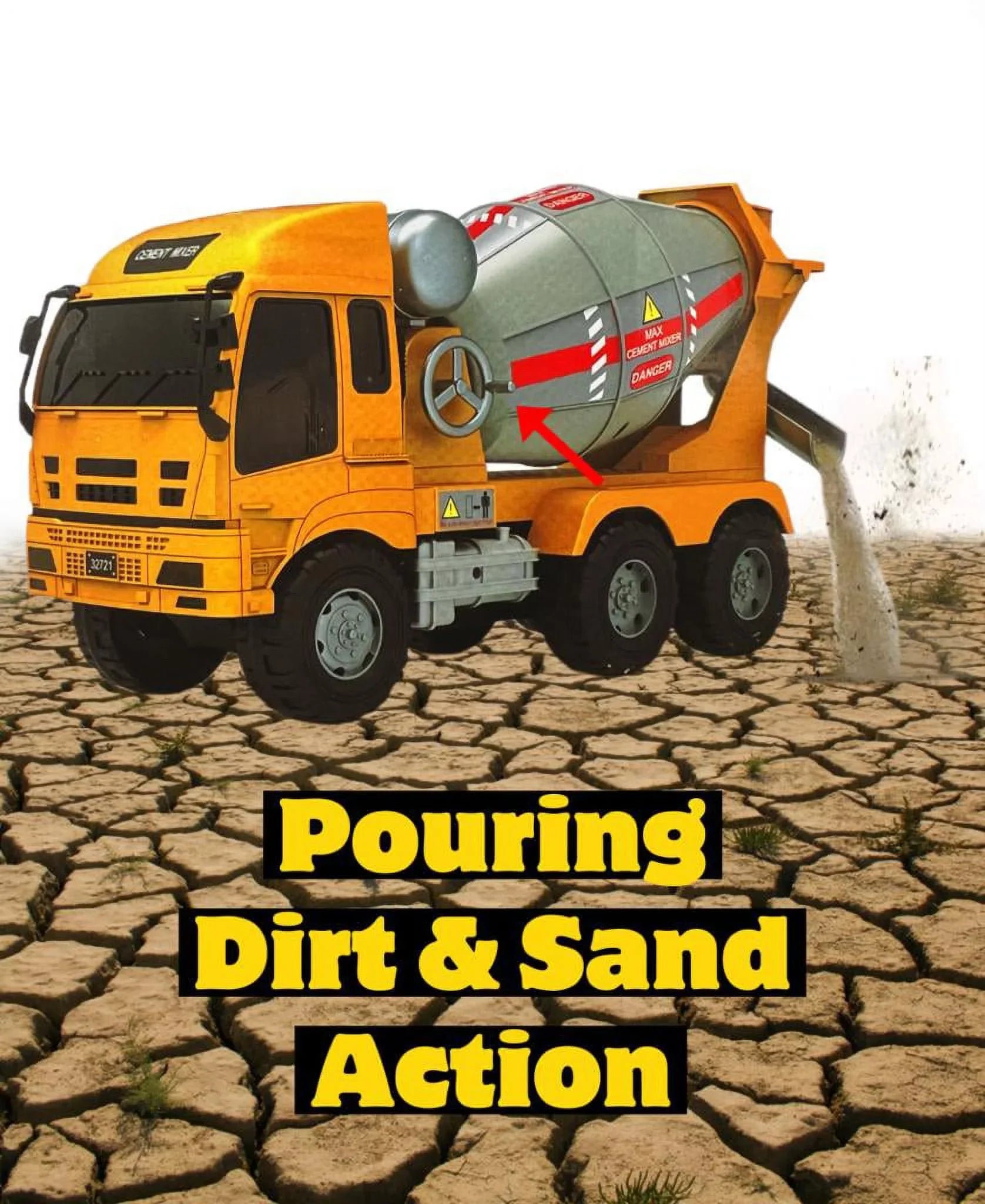 Cool Mixer - Toy XL Daddy Concrete Truck Big Truck Cement