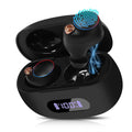 Bass Case, M8 Water Earbuds Boost IPX5 Dual with Connection, Lenovo Charging Bluetooth 5.2 Bluetooth Resistance, Black, True Wireless Balanced, Tab Connect, + UrbanX (HD) Compatible