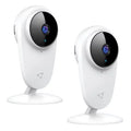Security White, Enabled, Vision, 2 with 1080P Camera Night Smart Indoor Victure Wi-Fi Pack Color Home