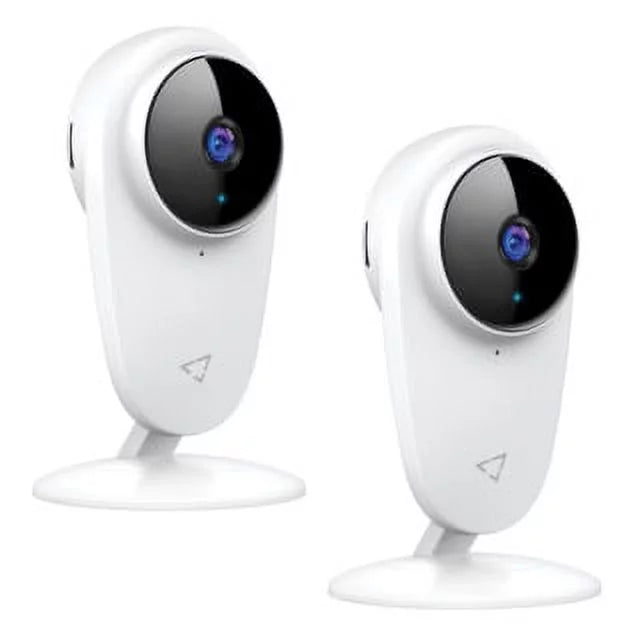 Security White, Enabled, Vision, 2 with 1080P Camera Night Smart Indoor Victure Wi-Fi Pack Color Home
