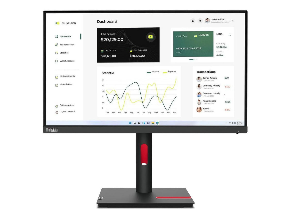 '- 23 Monitor inch T23i-30 Lenovo ThinkVision