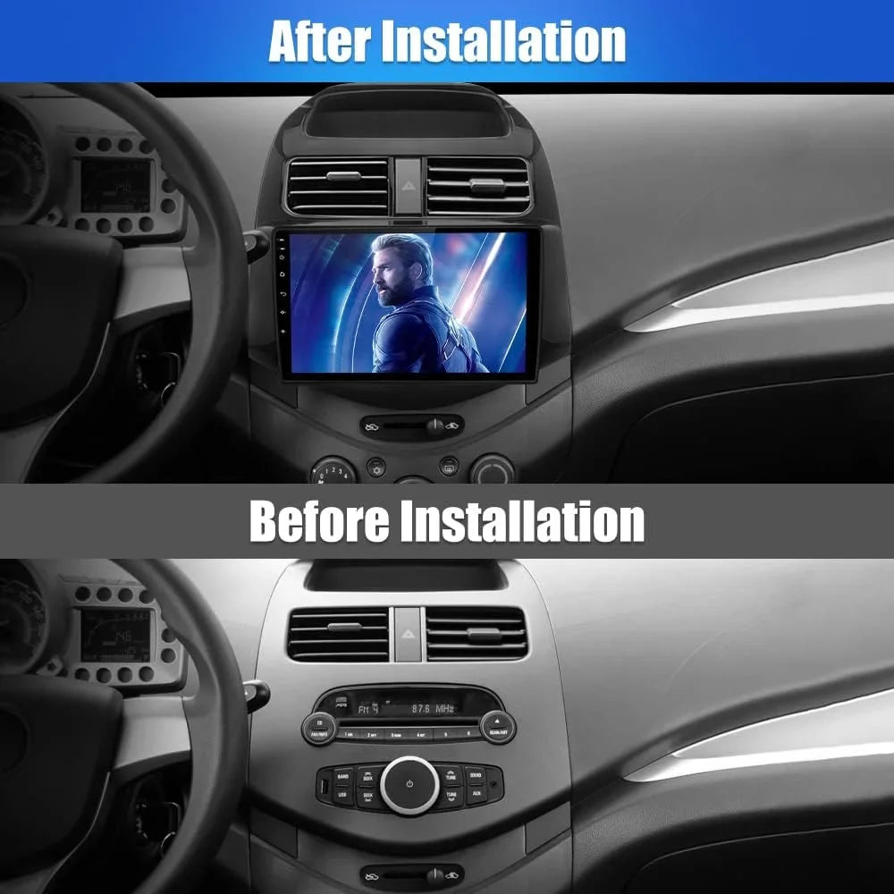 Wireless 9 carplay 2G+32G with 2014 for Spark inch Radio 2015 Auto Car Chevy 2013 Apple Android Stereo