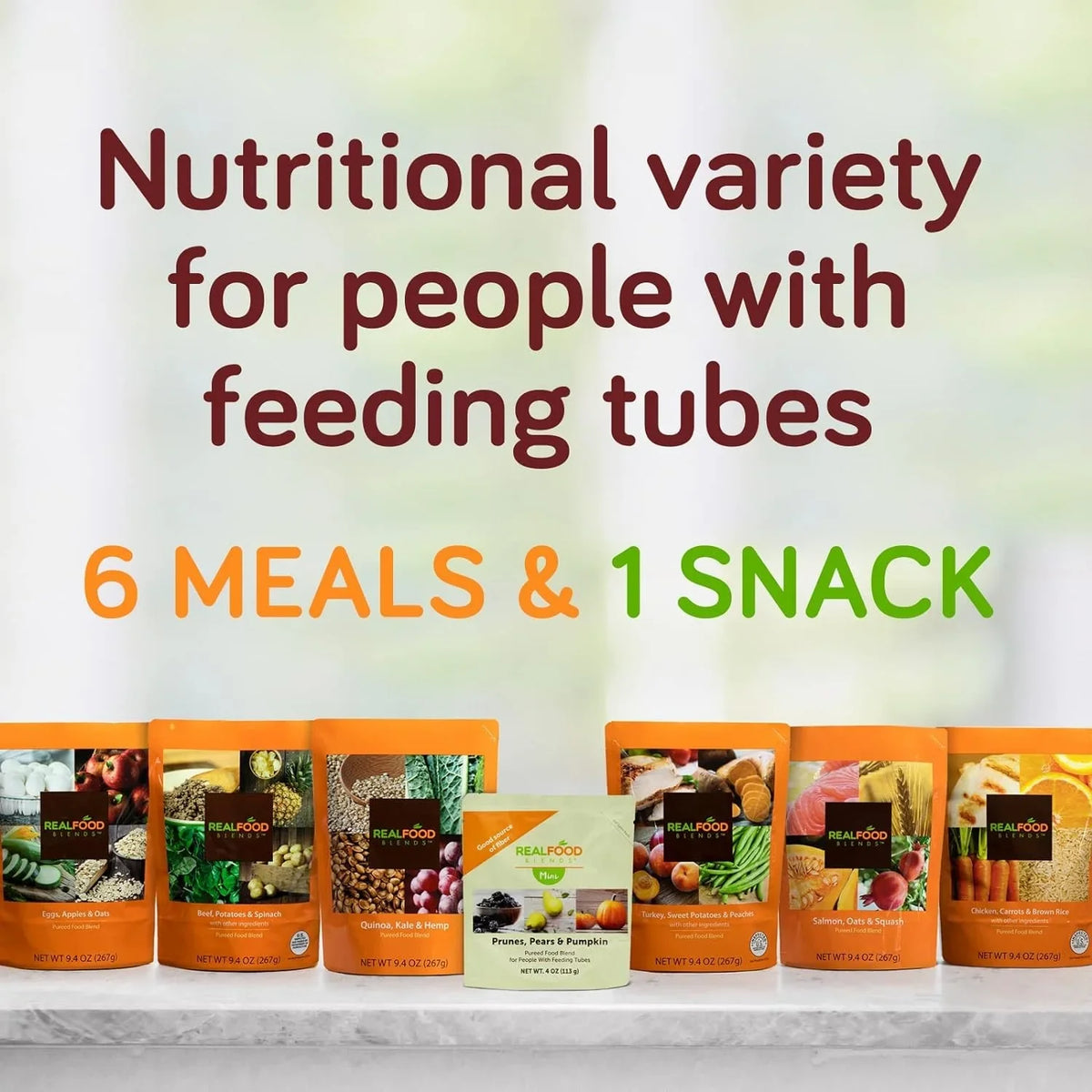 Tube Real - Oz Carrots - 9.4 Fed 12) of Orange Chicken, People for Pouch Meals Brown & (Pack Rice Blends - Food