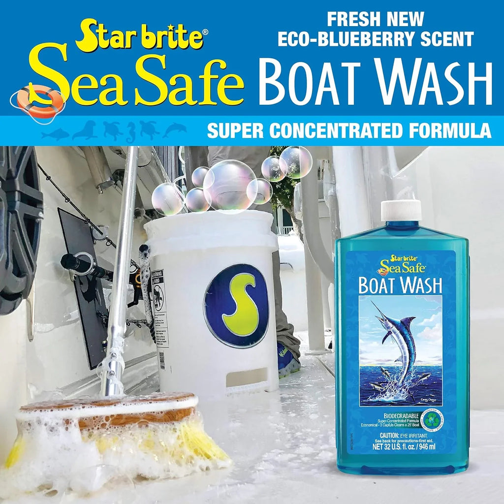 Sea Safe Boat 089732Pw Wash Brite Brite Star Star