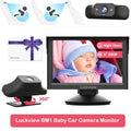 Car Camera Back Seat Camera Baby Observing Driving 3X Car Night Monitor Zoom Baby Camera Luckview While Facing Monitor Safety HD Vision, Rear Baby for Car Seat Car Children Baby
