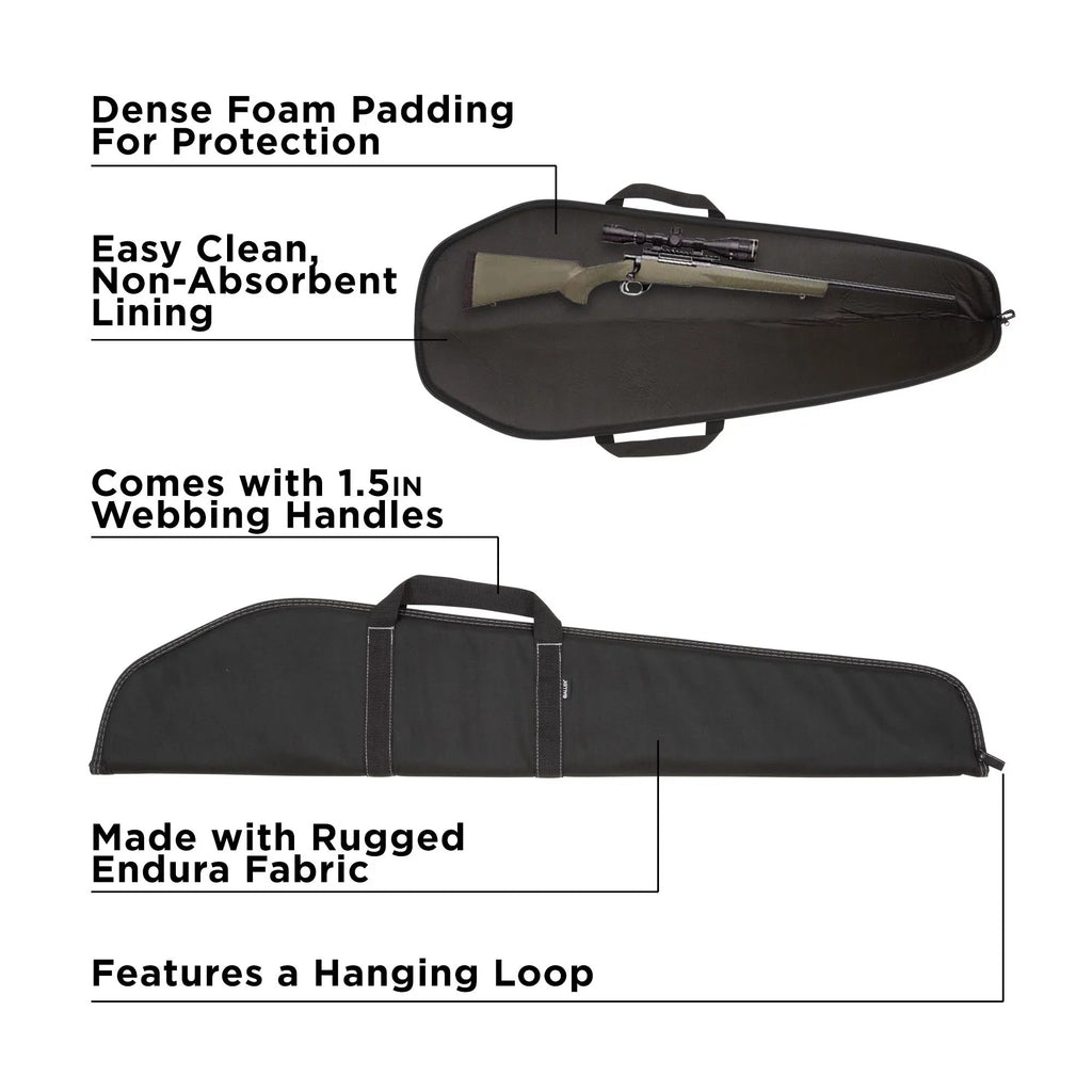 Durango 46" Case, Rifle Company Soft Black, Polyester, 602-46 Allen
