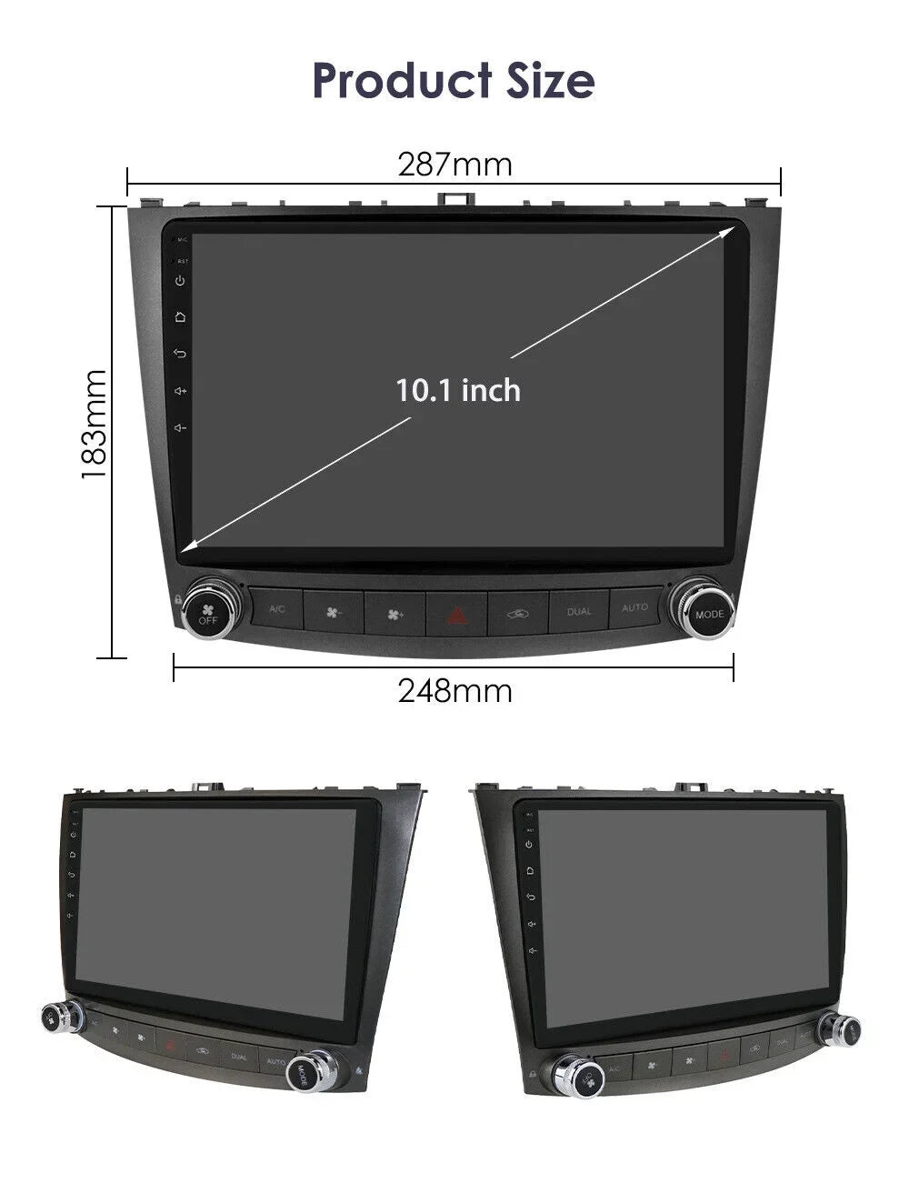 GPS IS350 ANDROID RADIO LEXUS 2006-2012 12 BT CAR 4+32G CARPLAY FOR STEREO IS250
