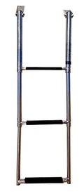 Foot Folding Steel Steps Telescopic 3 Pactrade Boat Ladder Stainless Rubber Grips Marine with