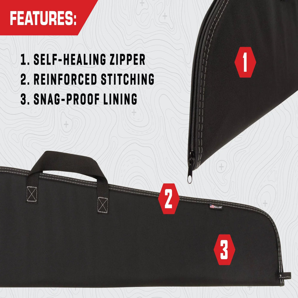 Durango 46" Case, Rifle Company Soft Black, Polyester, 602-46 Allen