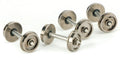 (100-Pack) HO Wheelsets Walthers Turned Axles Proto 36" Metal Metal Scale With