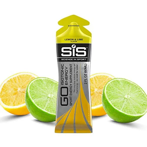 Lime for Energy Athletes, 2 Gels Carbohydrates, Fast Performance Running, Cycling, & for Lemon Isotonic Acting Gels, Triathlon, Endurance Nutrition SPORT SCIENCE IN Sport & Energy - 22g